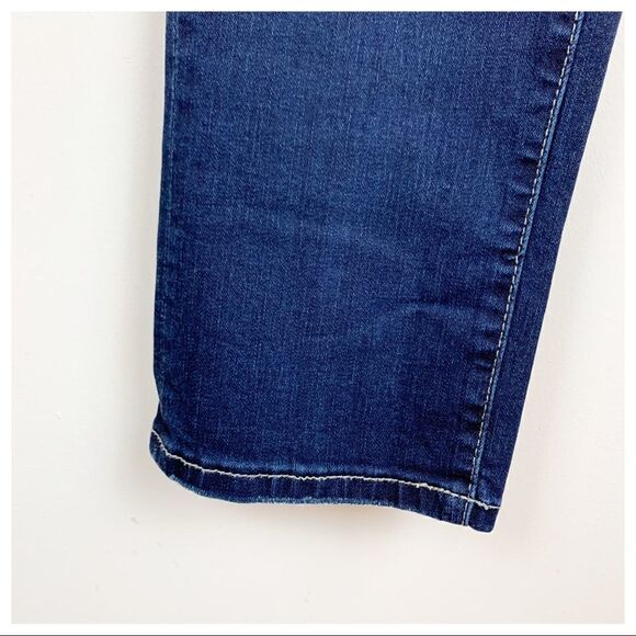 7 For All Mankind Slimmy Dark Denim Jeans size 16 - Picture 8 of 11